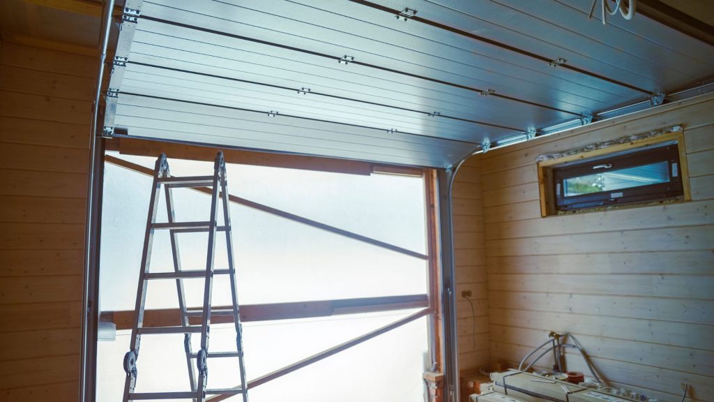garage and ladder